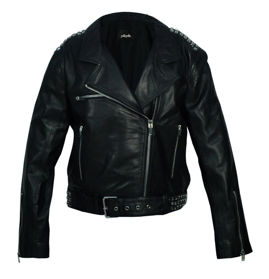Pelle Pelle Soft Sheepskin Leather Jacket with Belt