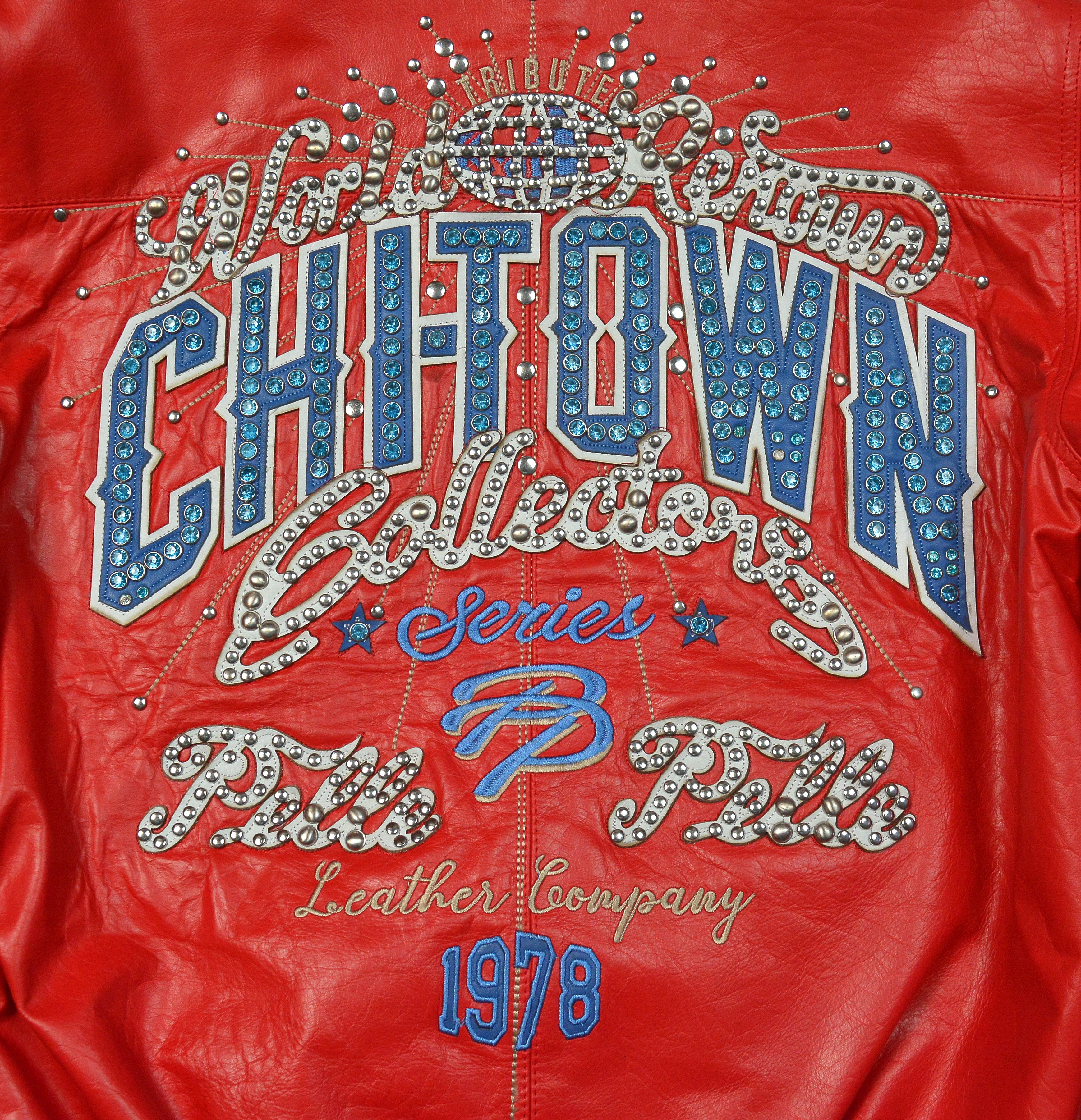 Pelle Pelle Chi-Town Collector Red Leather Jacket