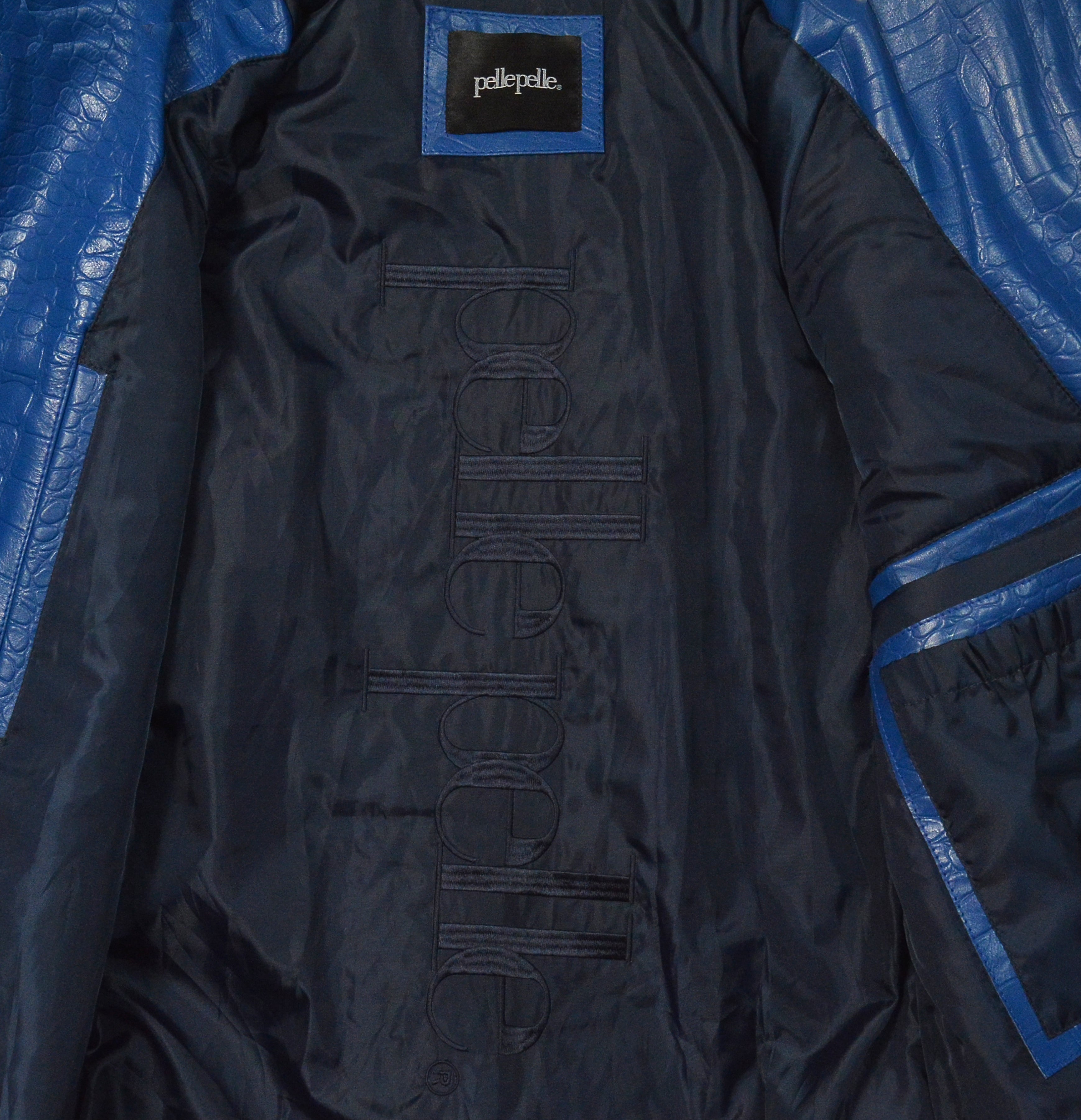 Pelle Pelle Blue Soda Club Leather Jacket