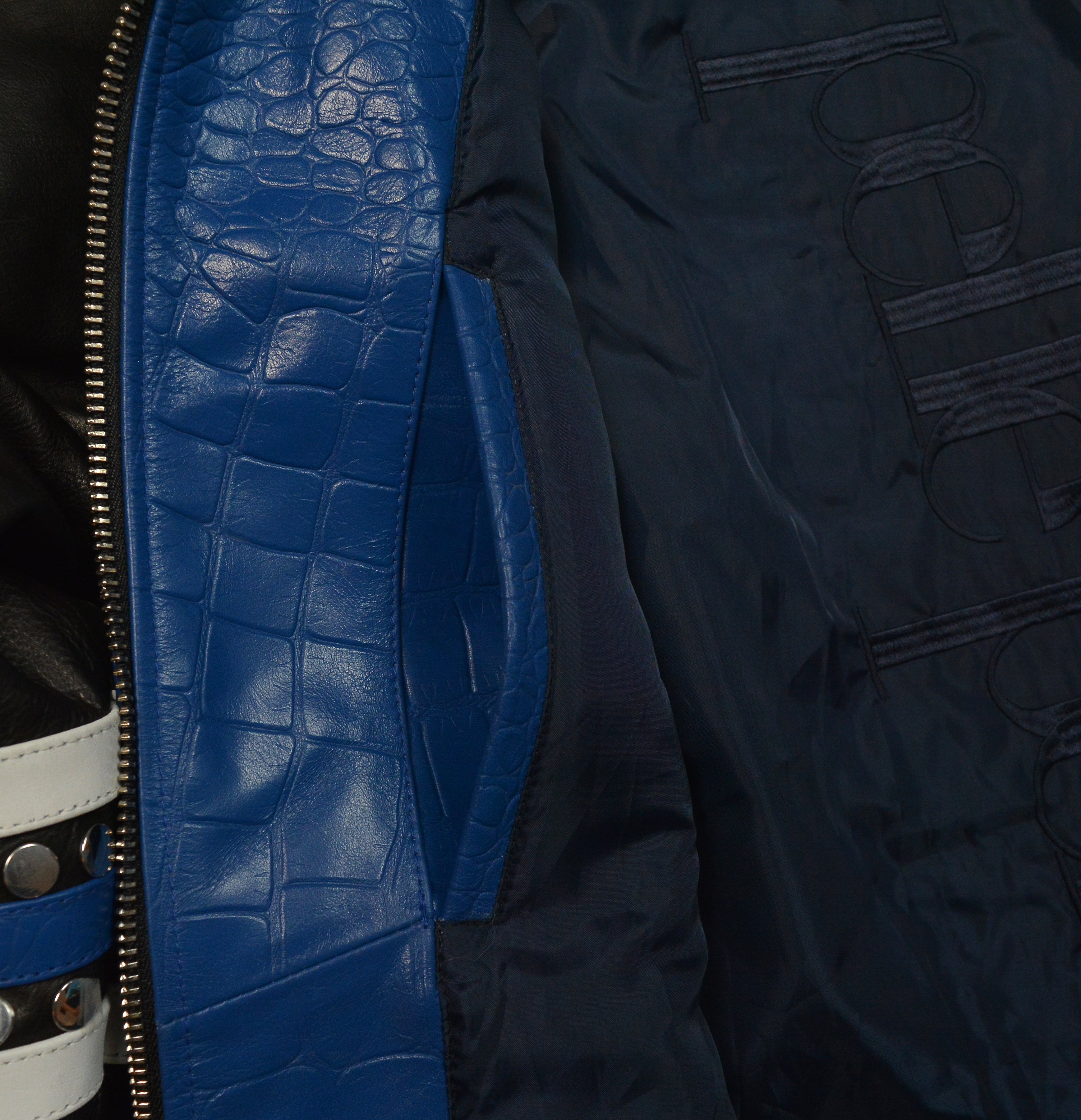 Pelle Pelle Blue Soda Club Leather Jacket