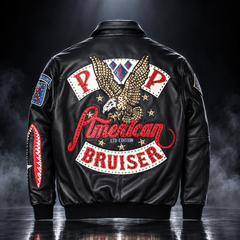 Pelle Pelle American Bruiser Plush Black Jacket