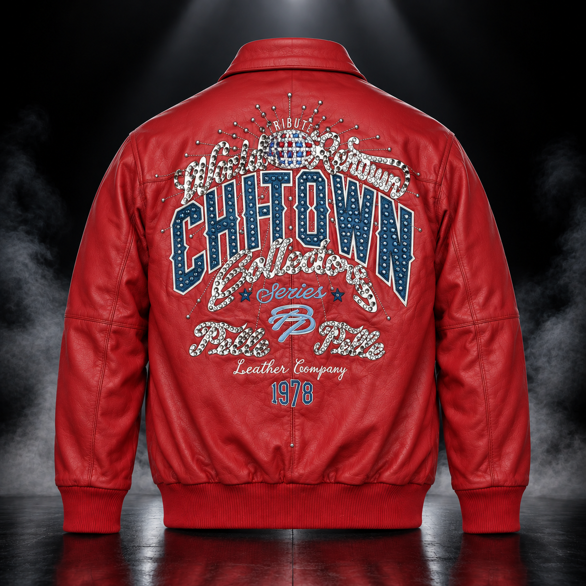 Pelle Pelle Chi-Town Collector Red Leather Jacket