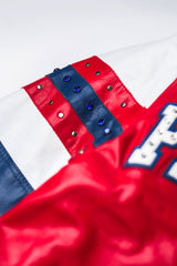Pelle Pelle Men's LEATHER ARCHES JACKET SODA CLUB RED BLUE