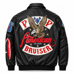 Pelle Pelle American Bruiser Plush Black Jacket
